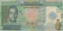 Guinea 10000 Francs -  50 years of the Guinean currency - 2010 - P.45
