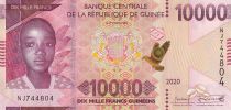 Guinea 10000 Francs - Young girl - Nature - 2021 - P.NEW
