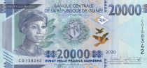 Guinea 20000 Francs - African woman - Barrage - 2020 (2022) - P.NEW