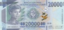 Guinea 20000 Francs African woman - Dam - 2018 - UNC - P. 49