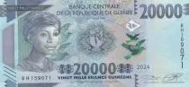 Guinea 20000 Francs African woman - Dam - 2024 - Serial BH