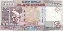 Guinea 5,000 Francs - Woman - Kinkon Hydroelectric Dam - 2012 - CZ Series