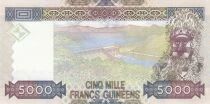 Guinea 5,000 Francs - Woman - Kinkon Hydroelectric Dam - 2012 - CZ Series