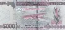 Guinea 5000 Francs African woman - Dam 2015