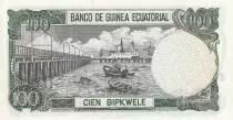 Guinea Ecuatorial 100 Bipkwele - Tomas E. Nkogo - Harbor & Boats - 1979 - UNC - P.14