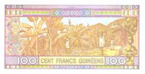 Guinée 100 Francs Jeune Femme - Bananeraie 2015