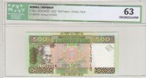 Guinée 500 Francs - Convoyeur minier - ICG 63 - 2012