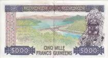 Guinée 5000 Francs - Femme - Barrage - 1985 - P.33