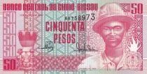 Guin&eacute;e Bissau 50 Pesos - 01-03-1990 - S&eacute;rie AB