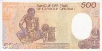 Guin&eacute;e Equatoriale 500 Francs - Statuette et cruche - 1985 - S&eacute;rie K.01 - P.NEUF - P.20