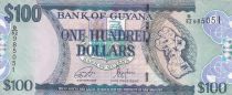 Guyana 100 Dollars - Map of Guyana - Cathedral - 2022 - P.NEW