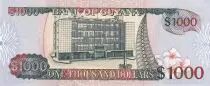 Guyana 1000 Dollars - Map of Guyana - Modern bldg - ND (2000) - P.35
