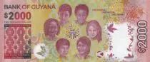 Guyana 2000 Dollars - 55th one Guyana independence anniversary - Childrens - 2022 - UNC - P.NEW