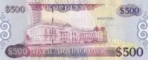 Guyana 500 Dollars - Map of Guyana - ND (2018) - Serial  AT - P.37B
