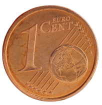 Guyane Française 1 centime d\'euro fauté  double face