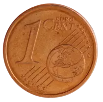 Guyane Fran&ccedil;aise 1 centime d\'euro faut&eacute;  double face