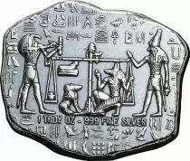 Guyane Fran&ccedil;aise Anubis - Egypte Mythologie -1 ONCE ARGENT BULLION