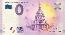 Guyane Française Billet 0 euro Souvenir -  Dôme des Invalides 2020