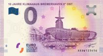 Guyane Française Billet 0 euro Souvenir - 10 ans de la Maison du Climat de Bremerhaven - Allemagne 2019