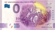 Guyane Française Billet 0 Euro Souvenir - 150 ans de l\'Union de l\'Italie - Italie 2021