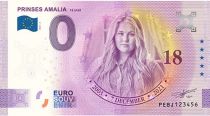 Guyane Française Billet 0 euro Souvenir - 18 ans de la Princesse Amalia - Pays-Bas 2021