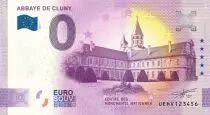 Guyane Fran&ccedil;aise Billet 0 Euro Souvenir - Abbaye de Cluny 2022 France