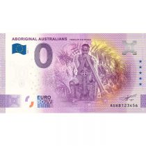 Guyane Française Billet 0 Euro Souvenir - Aborigènes australiens - Peuples du Monde - Australie 2021