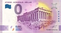 Guyane Française Billet 0 Euro Souvenir - Acropole d\'Athènes 2022