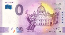 Guyane Française Billet 0 Euro Souvenir - Basilique Saint Pierre - Vatican 2022