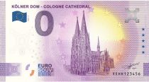 Guyane Française Billet 0 euro Souvenir - Cathédrale de Cologne - Allemagne 2021