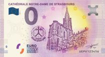 Guyane Française Billet 0 Euro Souvenir - Cathédrale de Strasbourg - France 2020