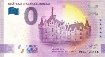 Guyane Française Billet 0 Euro Souvenir - Château d\'Azay le Rideau - France 2021