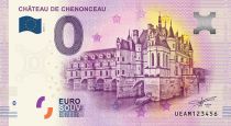 Guyane Française Billet 0 Euro Souvenir - Château de Chenonceau - France 2020