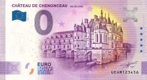 Guyane Française Billet 0 Euro Souvenir - Château de Chenonceau - France 2022