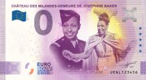 Guyane Française Billet 0 Euro Souvenir - Château des Milandes - Demeure de Joséphine Baker - France 2022