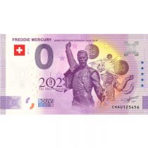 Guyane Française Billet 0 Euro Souvenir - Freddy Mercury - Show must go on ! - Suisse 2021