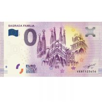 Guyane Française Billet 0 Euro Souvenir - La Sagrada Familia - Espagne 2020