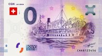Guyane Française Billet 0 Euro Souvenir - Lac Léman Suisse 2018