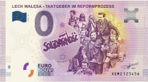 Guyane Française Billet 0 euro Souvenir - Lech Walesa - Solidarnosc - Allemagne 2020