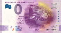 Guyane Française Billet 0 Euro Souvenir - Louis de Funès - Le Corniaud - version Classique- France 2021