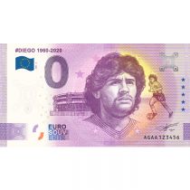 Guyane Française Billet 0 Euro Souvenir - Maradona - Argentine 2021