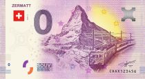 Guyane Française Billet 0 Euro Souvenir - Mont Cervin (Zermatt) - Suisse 2020