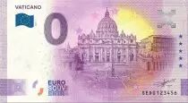 Guyane Fran&ccedil;aise Billet 0 Euro Souvenir - Place Saint Pierre Vatican 2021