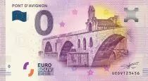 Guyane Fran&ccedil;aise Billet 0 Euro Souvenir - Pont d\'Avignon - France 2019