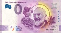 Guyane Française Billet 0 Euro Souvenir - San Padre Pio de Pietrelcina - Italie 2020