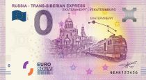 Guyane Française Billet 0 Euro Souvenir - Transsibérien Ekaterinbourg - Russie 2019