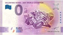 Guyane Française Billet 0 Euro Souvenir - Valentino Rossi - Champion du Monde 2001 - Italie 2021