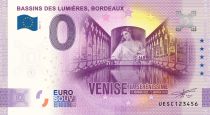 Guyane Française Billet 0 Euro Souvenir - Venise - Bassins de Lumières de Bordeaux - France 2022