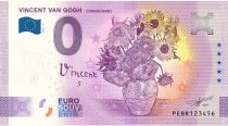 Guyane Française Billet 0 euro Souvenir - Vincent Van Gogh - Les Tournesols - Pays-Bas 2022