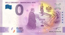Guyane Française Billet 0 Euro Souvenir - Willy Brandt - Génuflexion de Varsovie - Allemagne 2020